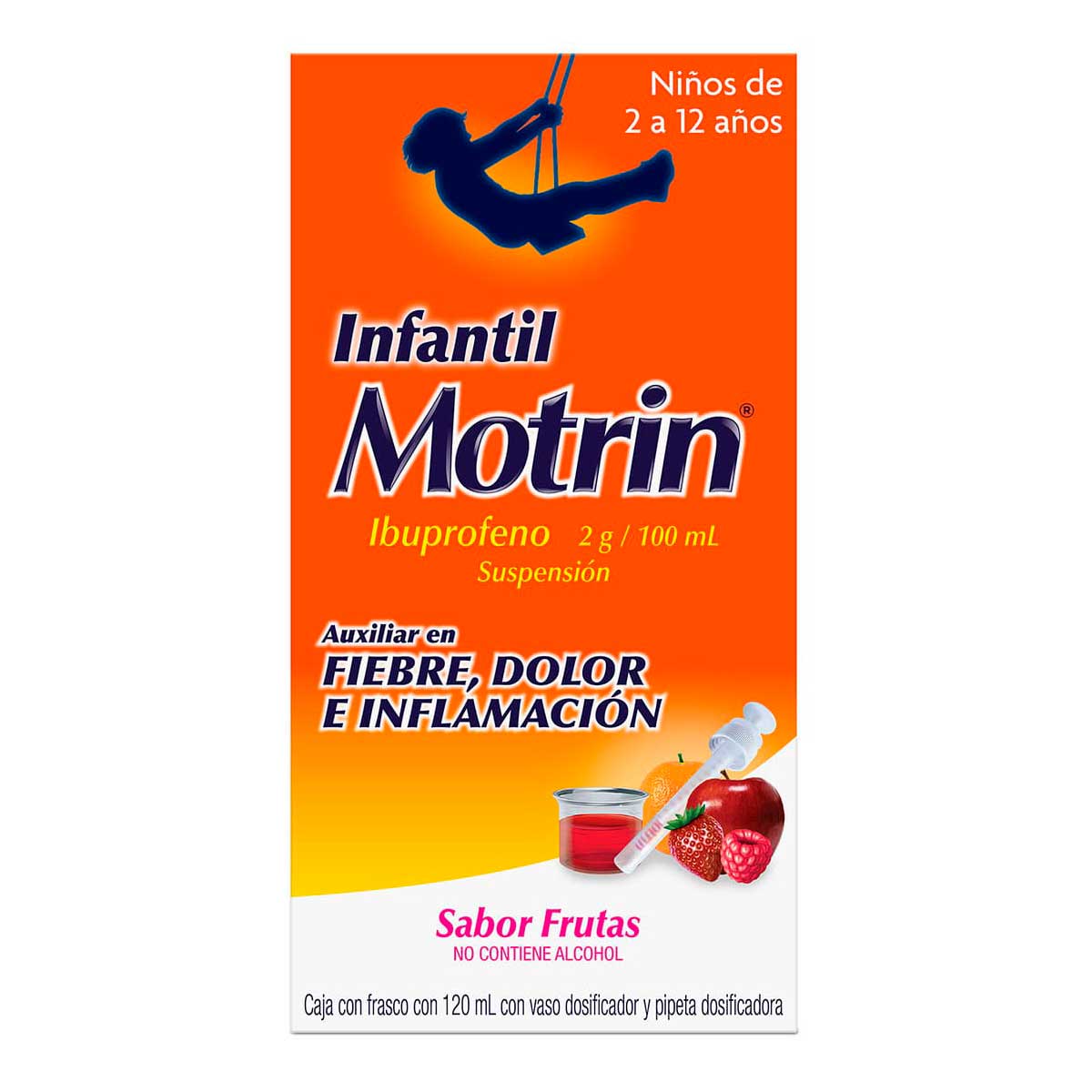 Suspensión Infantil Motrin Analgésico 120ml
