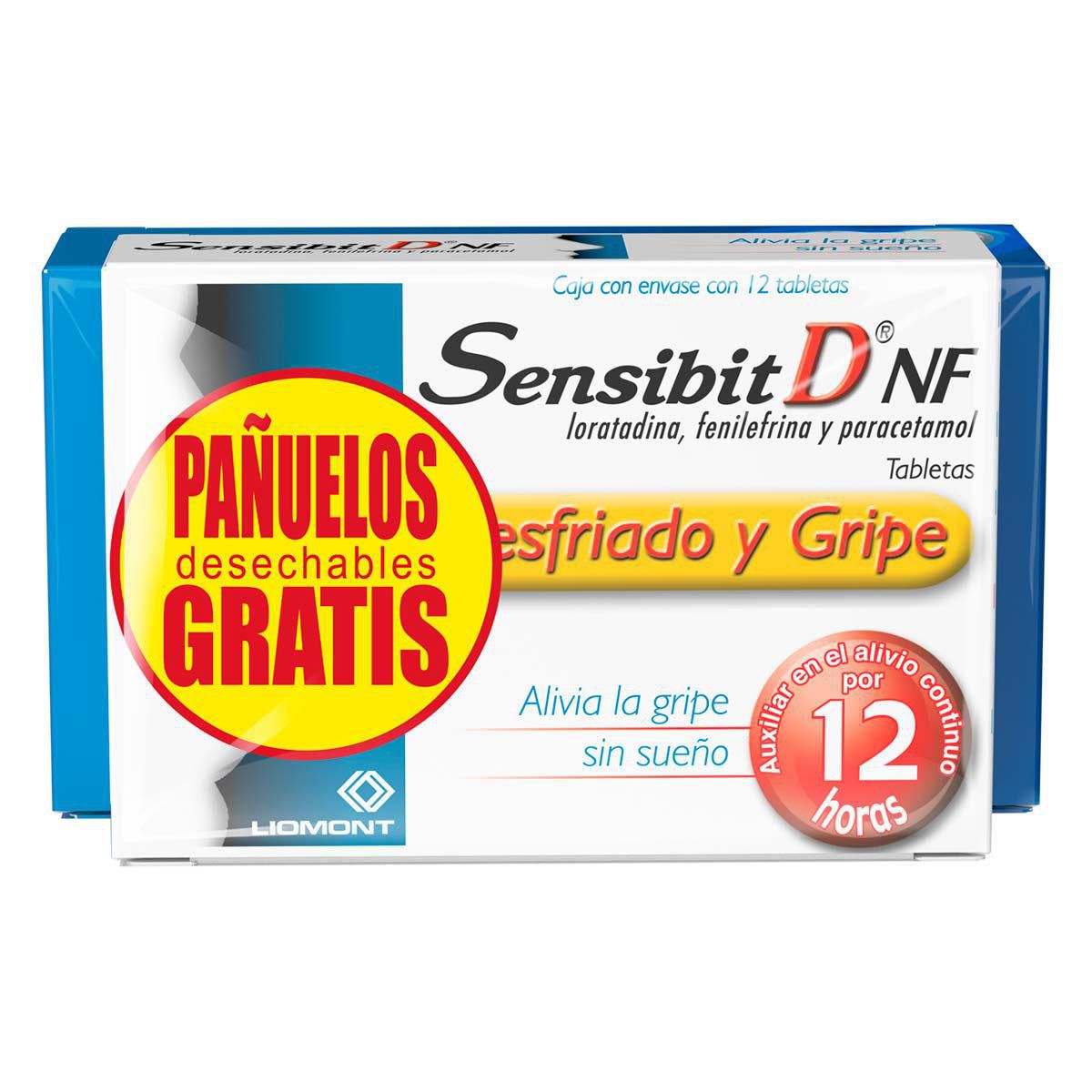 Tabletas Sensibit D NF Caja con 12 Tabletas