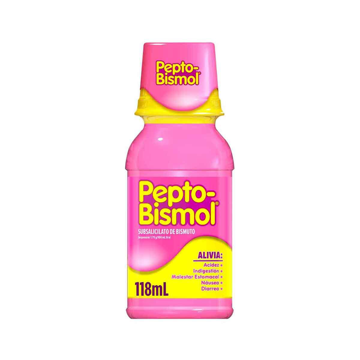 Antiácido Pepto-Bismol Suspensión Sabor Original 118ml