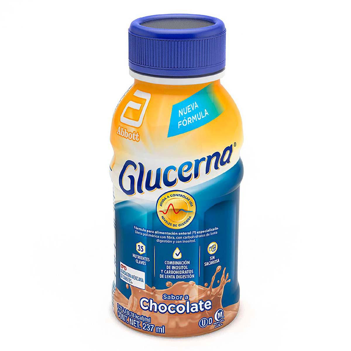 Suplemento Alimenticio Glucerna para Personas con Diabetes Chocolate 237ml