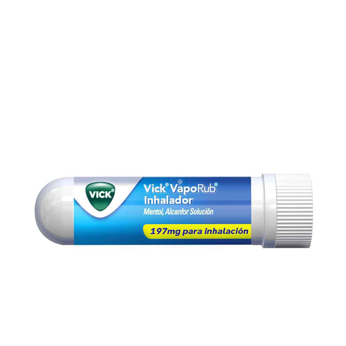 Inhalador Vick VapoRub alivia rápido la congestión nasal 1 Inhalador