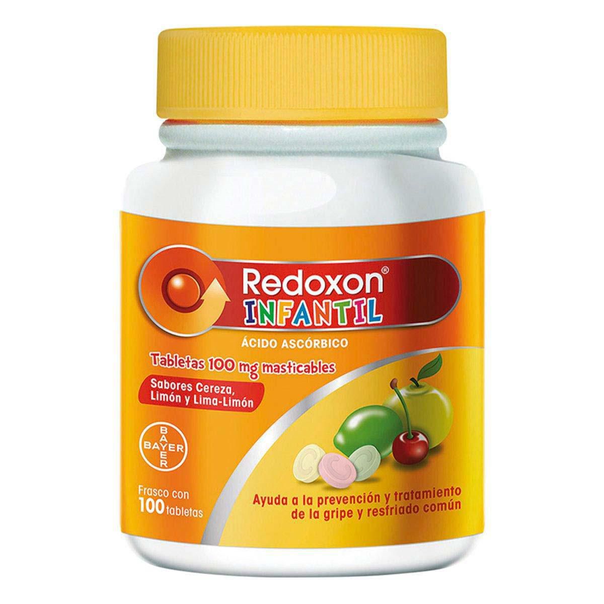 Redoxon Infantil Vitamina C Frasco 100 Tabletasmlasticables
