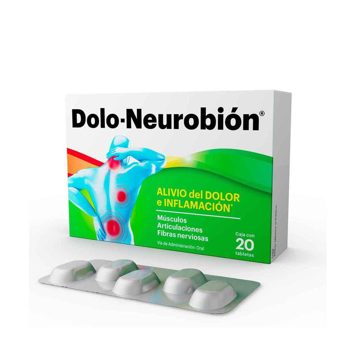 Dolo-Neurobión Analgésico con Diclofenaco 20 tabletas