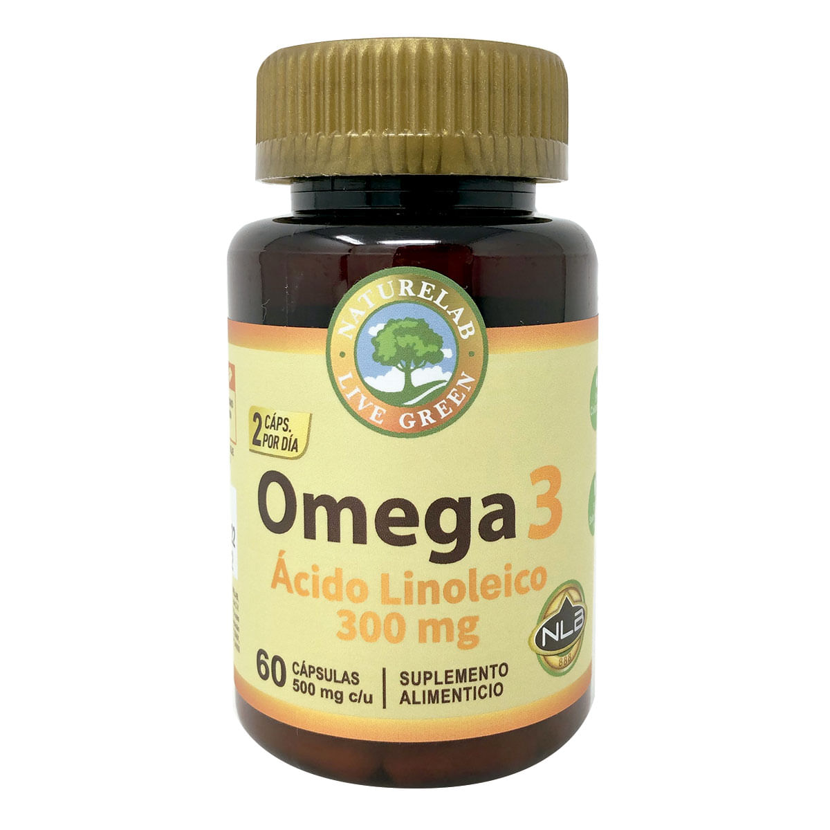Suplemento Alimenticio Naturelab Omega 3 con 60 Cápsulas