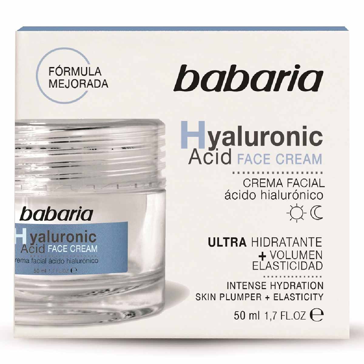 Crema Facial Babaria Ácido Hialurónico 50ml