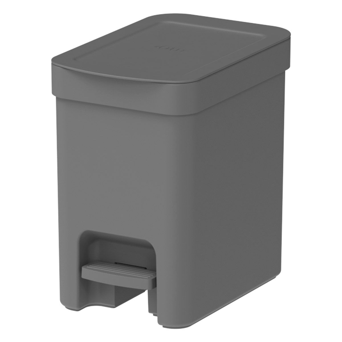 Basurero Zylku Trium 6l Pedal Gris Ou