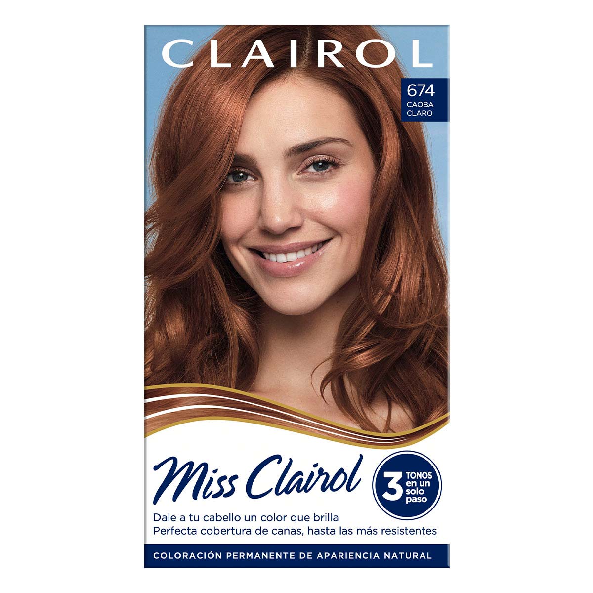 Tinte Permanente Miss Clairol 674 Caoba Claro