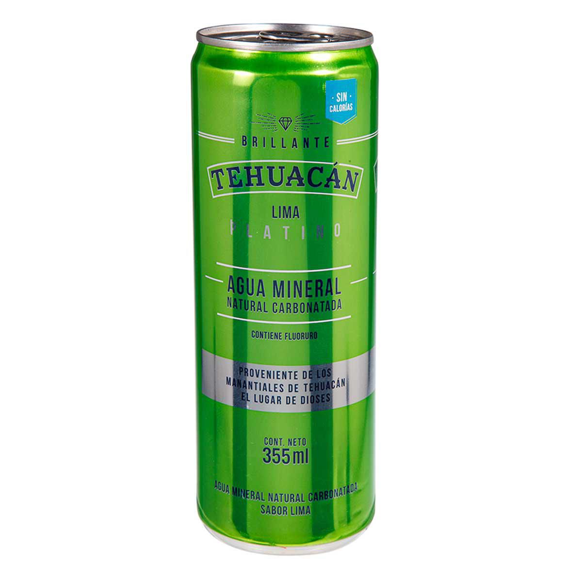 Agua Mineral Tehuacan Lima 355 Ml