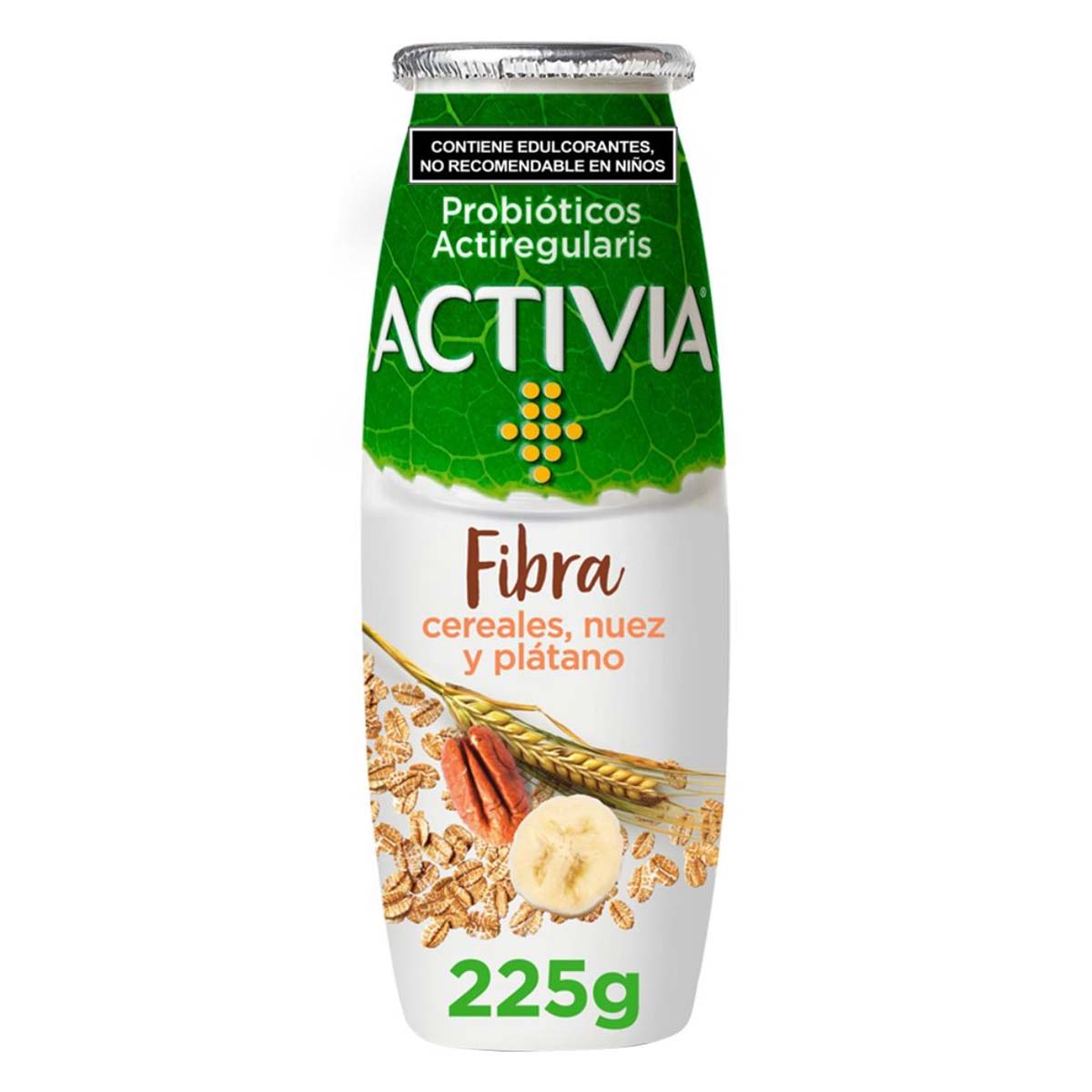 Alimento Lácteo Fermentado Activia Bebible Cereal Nuez Y Plátano 225g