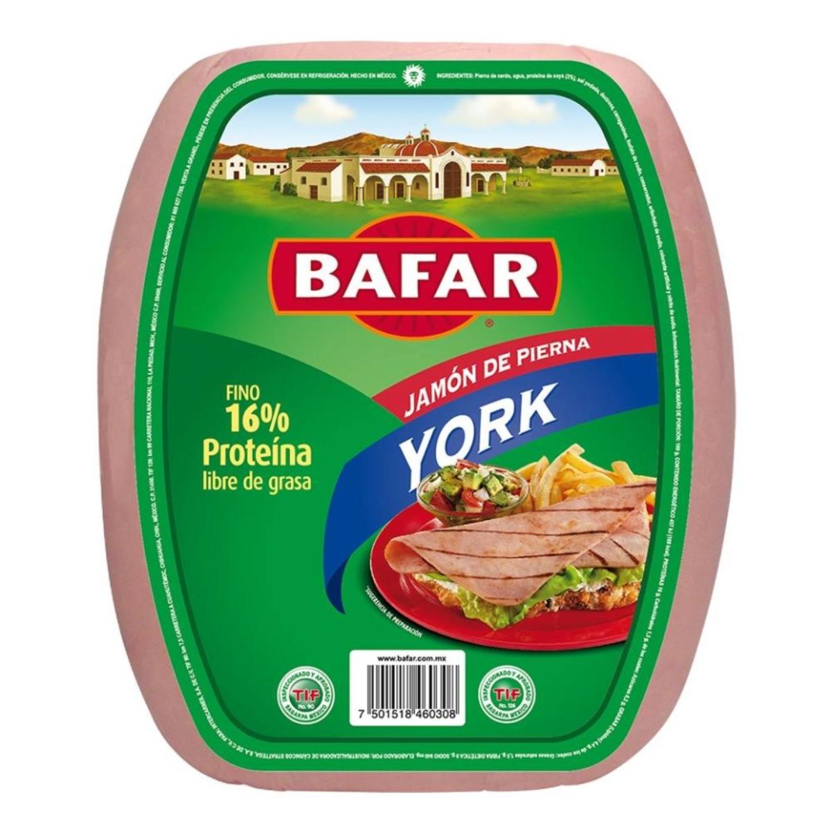 Jamón De Pierna Tipo York Bafar Por Kg