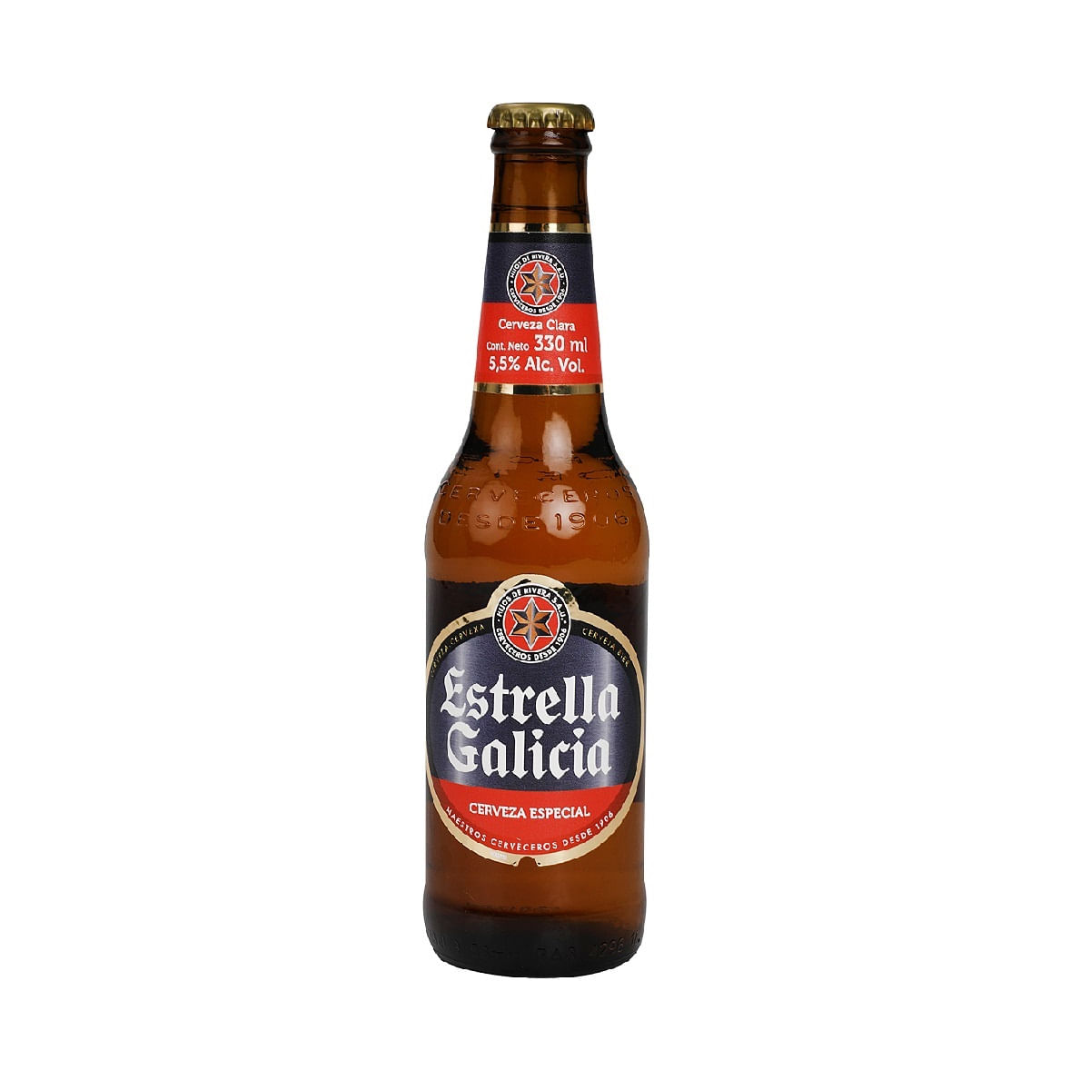 Cerveza Artesanal Lager Estrella Galicia Especial 330ml
