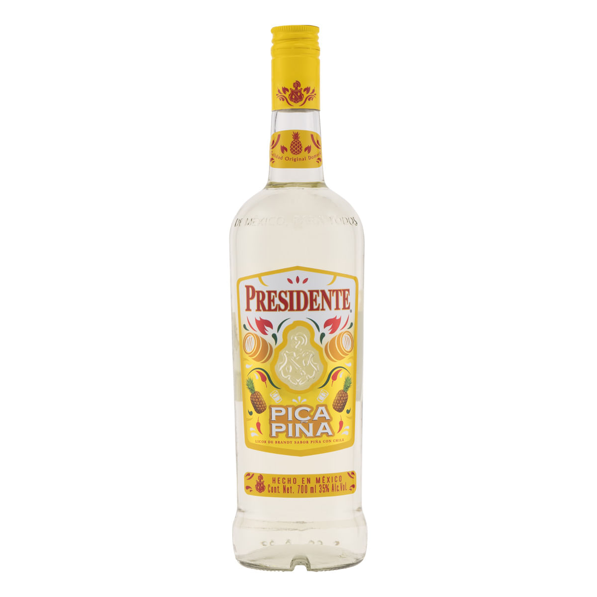 Licor de Brandy Presidente Pica Piña 700ml