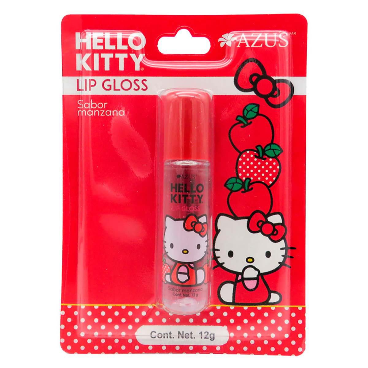 Brillo Labial Azu´S Hello Kitty Para Labios Manzana 12g