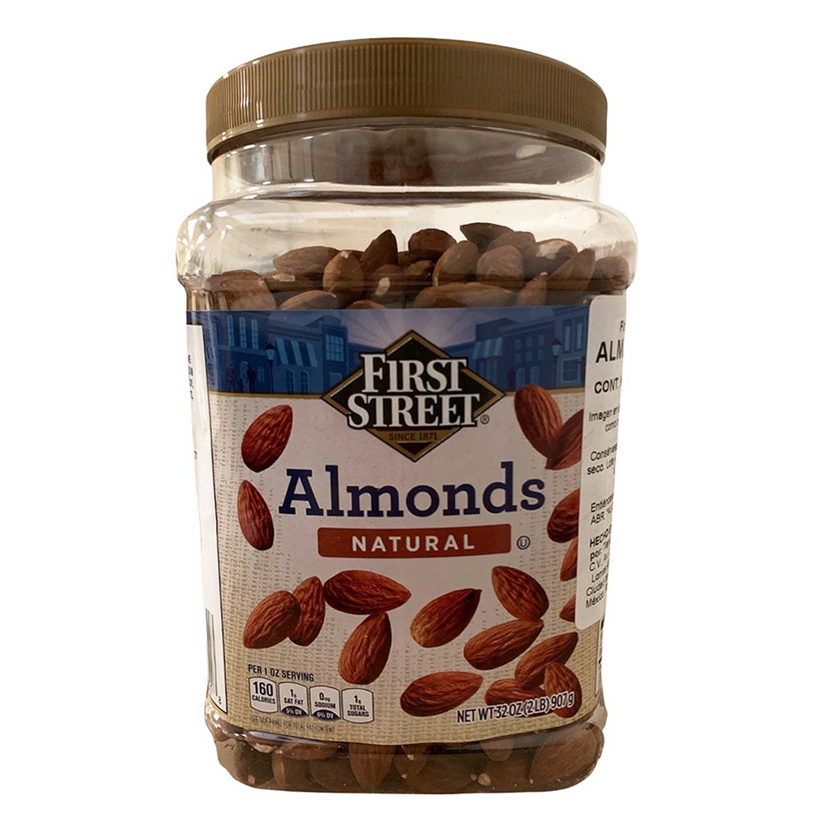 Almendras First Street Naturales 907g