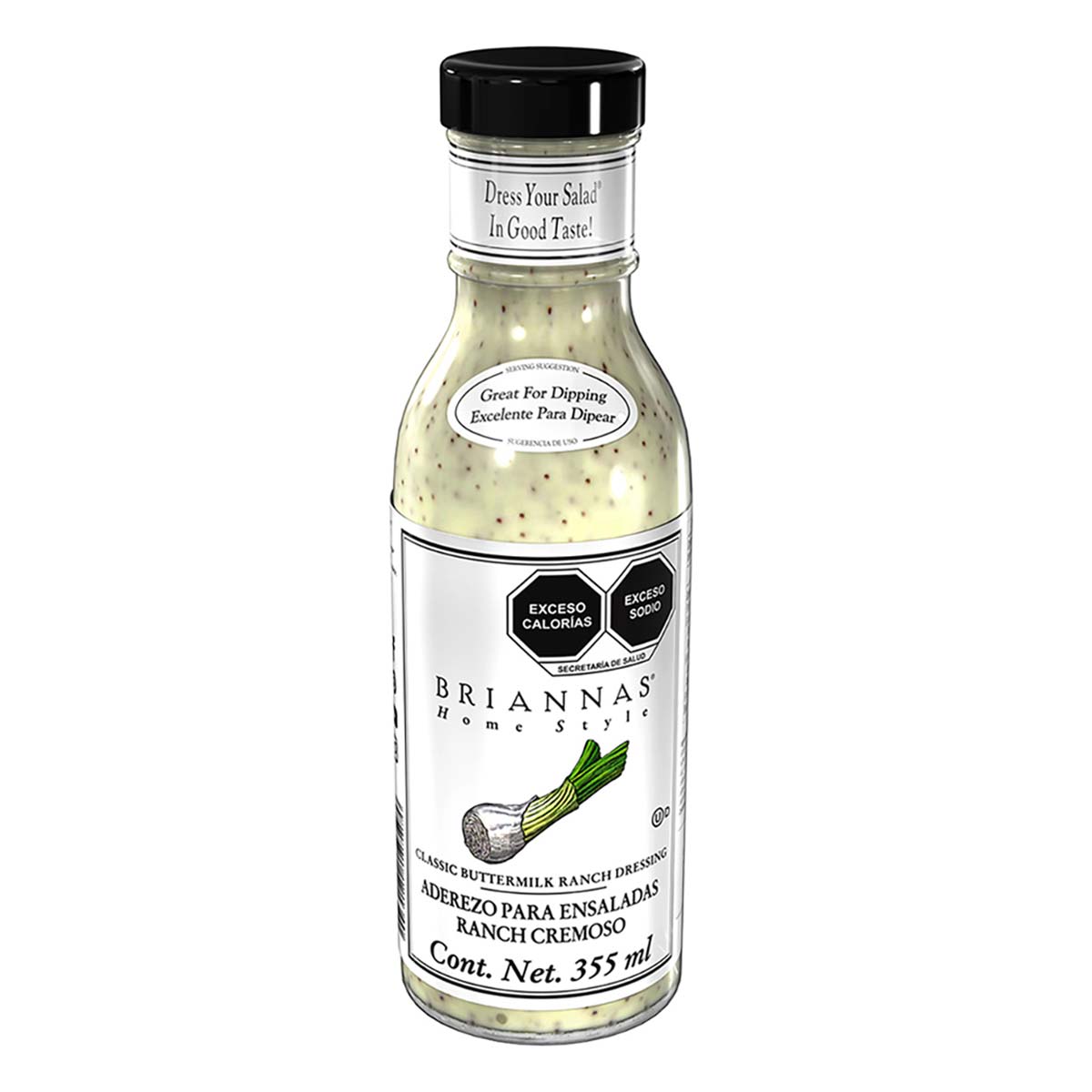 Aderezo Briannas Ranch Cremoso 355ml