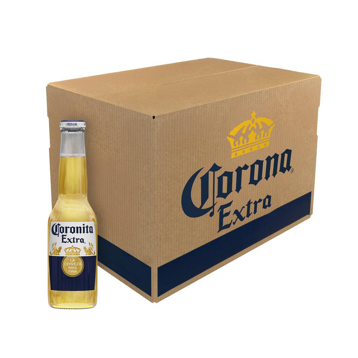 Cervezas Coronita Losse con 24 Piezas de 210ml