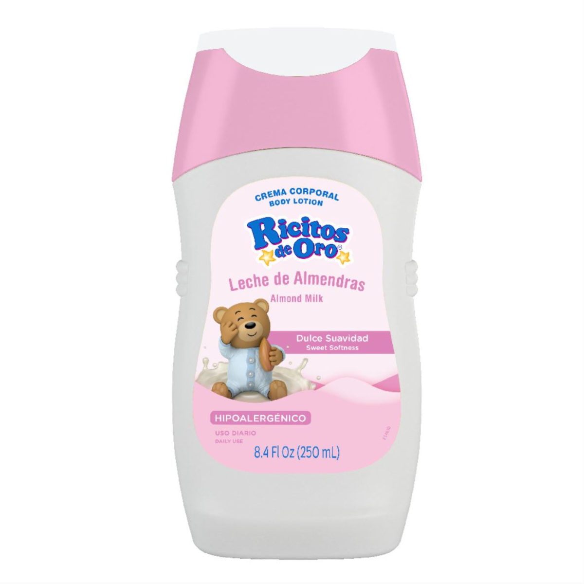 Crema Corporal Ricitos De Oro Leche De Almendras 250ml