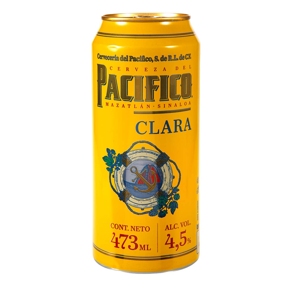 Cerveza Pacifico Clara Lata 473ml