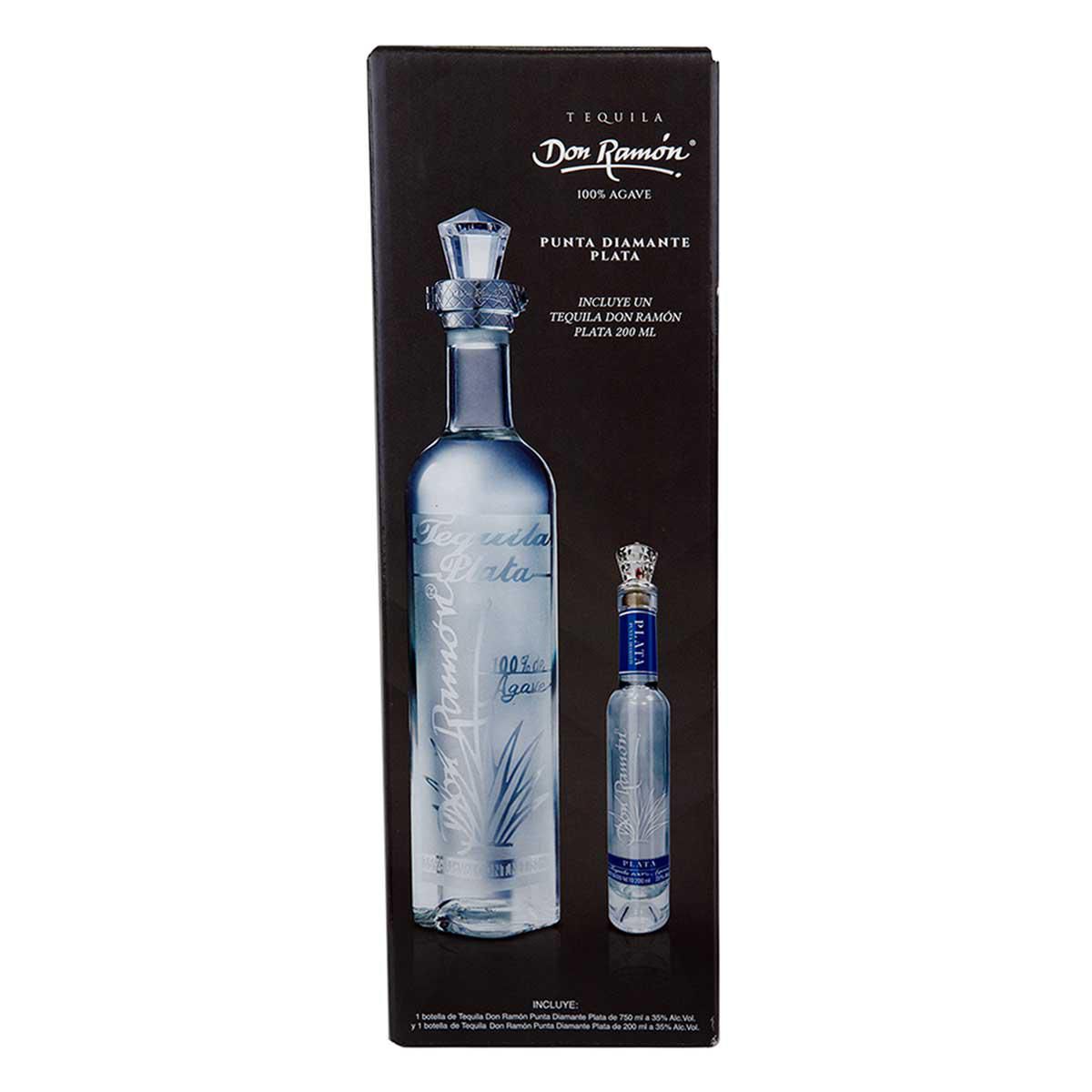 Tequila Don Ramón Plata 750ml + 200ml