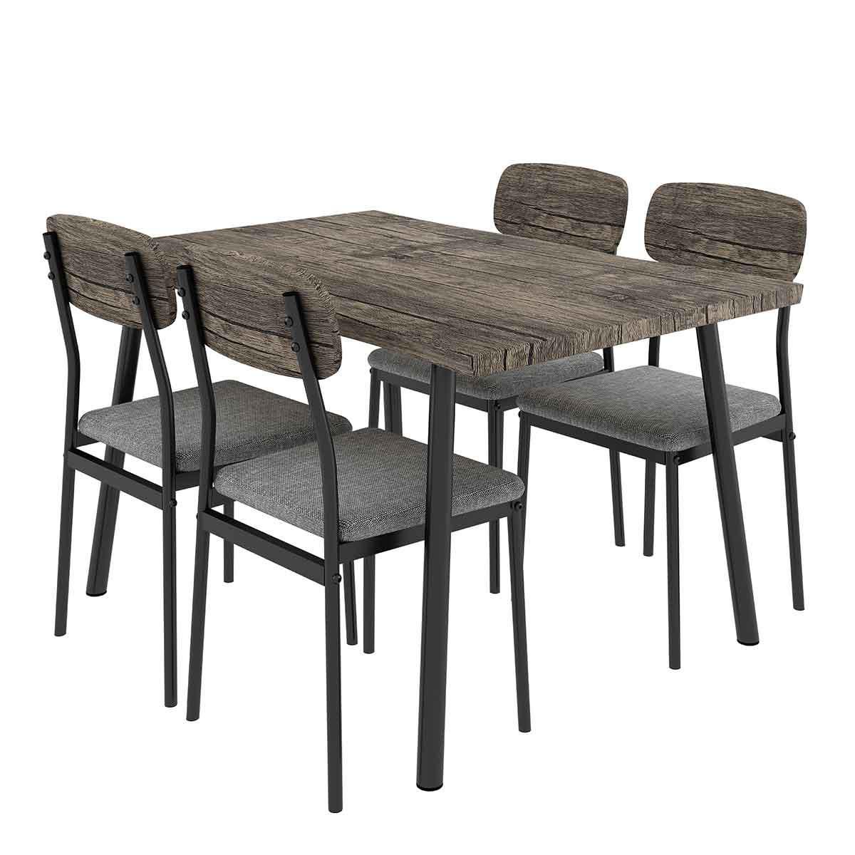 Comedor Home Line 2 Sillas Tipo Madera