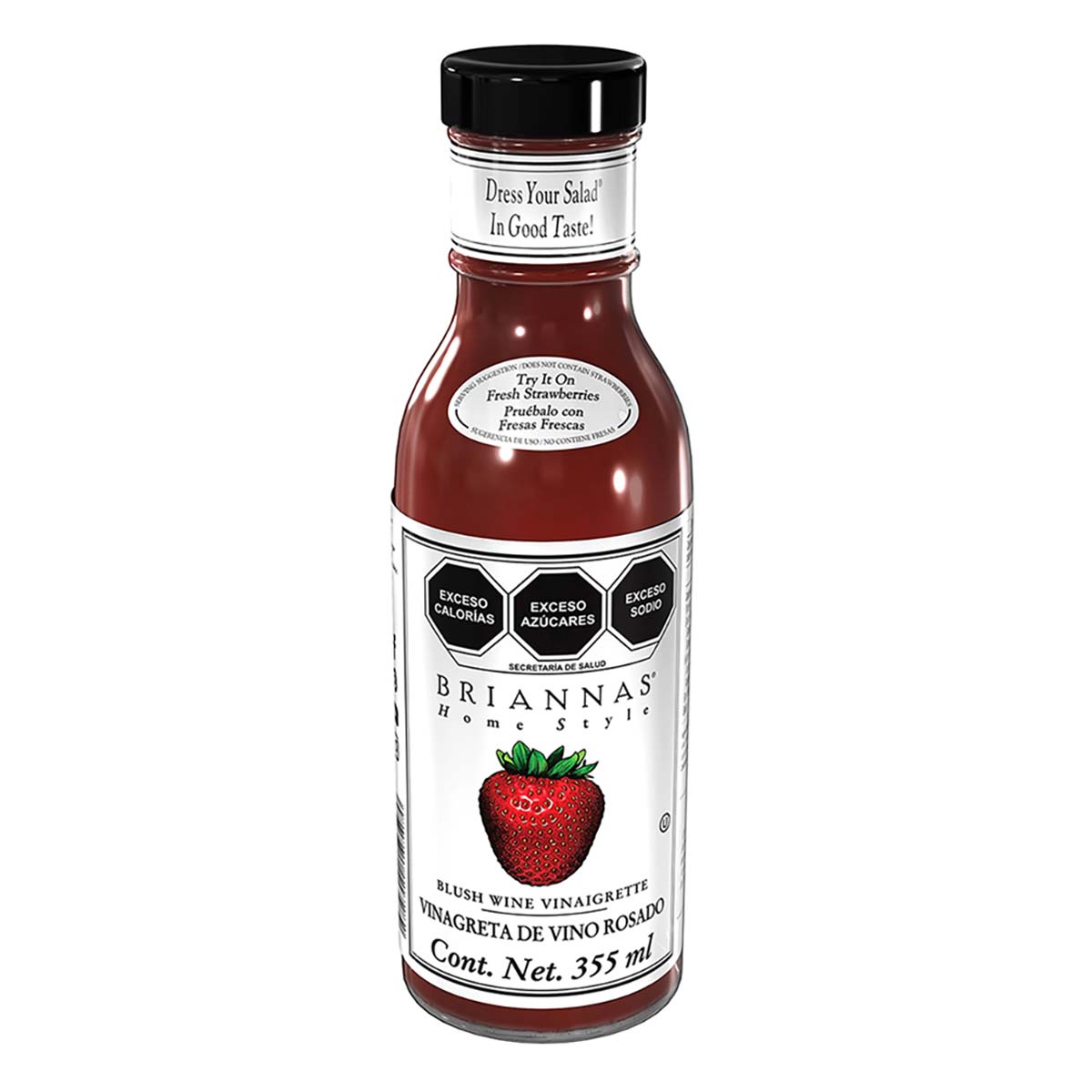 Aderezo Briannas Vinagreta De Vino Rosado 355ml