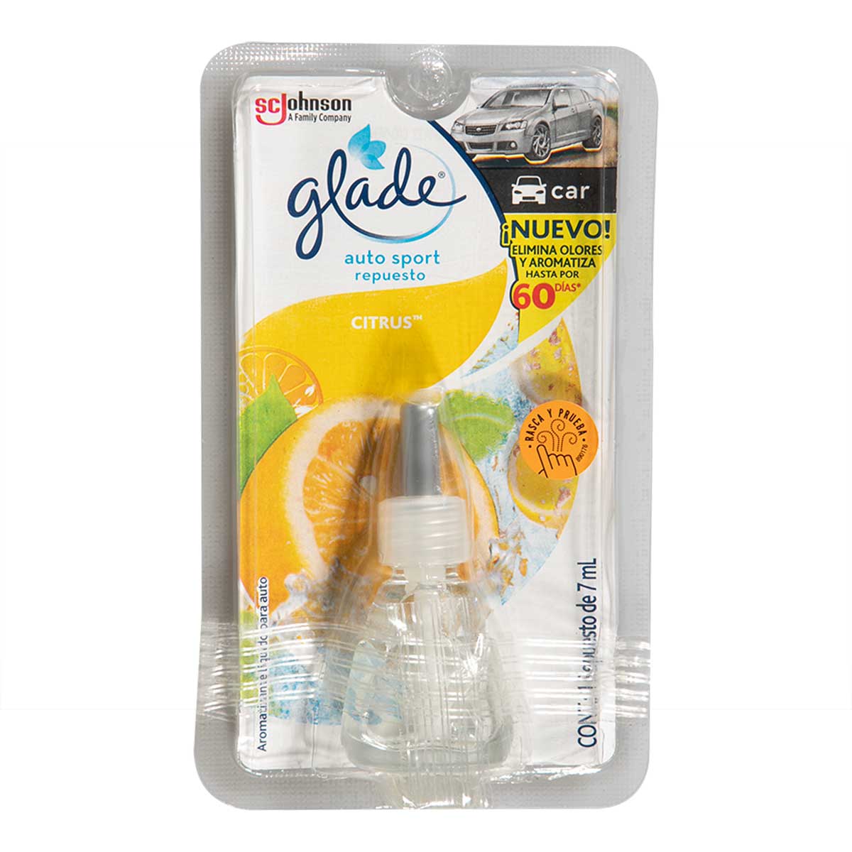 Aroma Para Auto Glade Sport Cit Rep 7ml