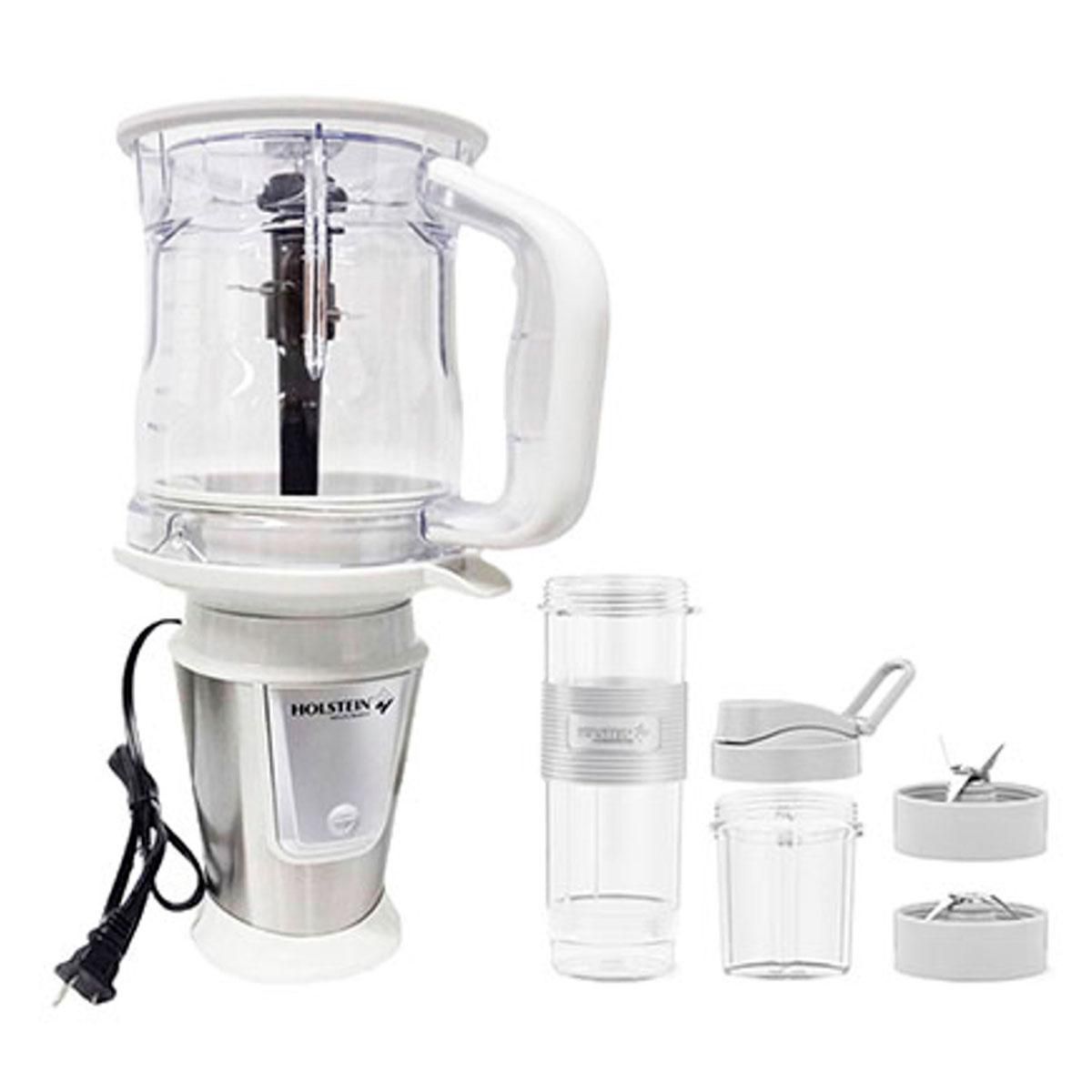 Procesador De Alimentos 3 En 1 Holstein 5tazas Gris Acero 450027