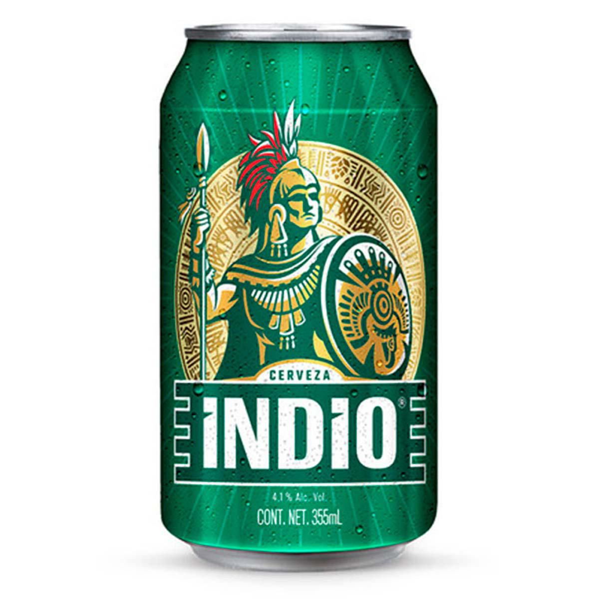 Cerveza Oscura Indio 12 Latas De 355ml c/u