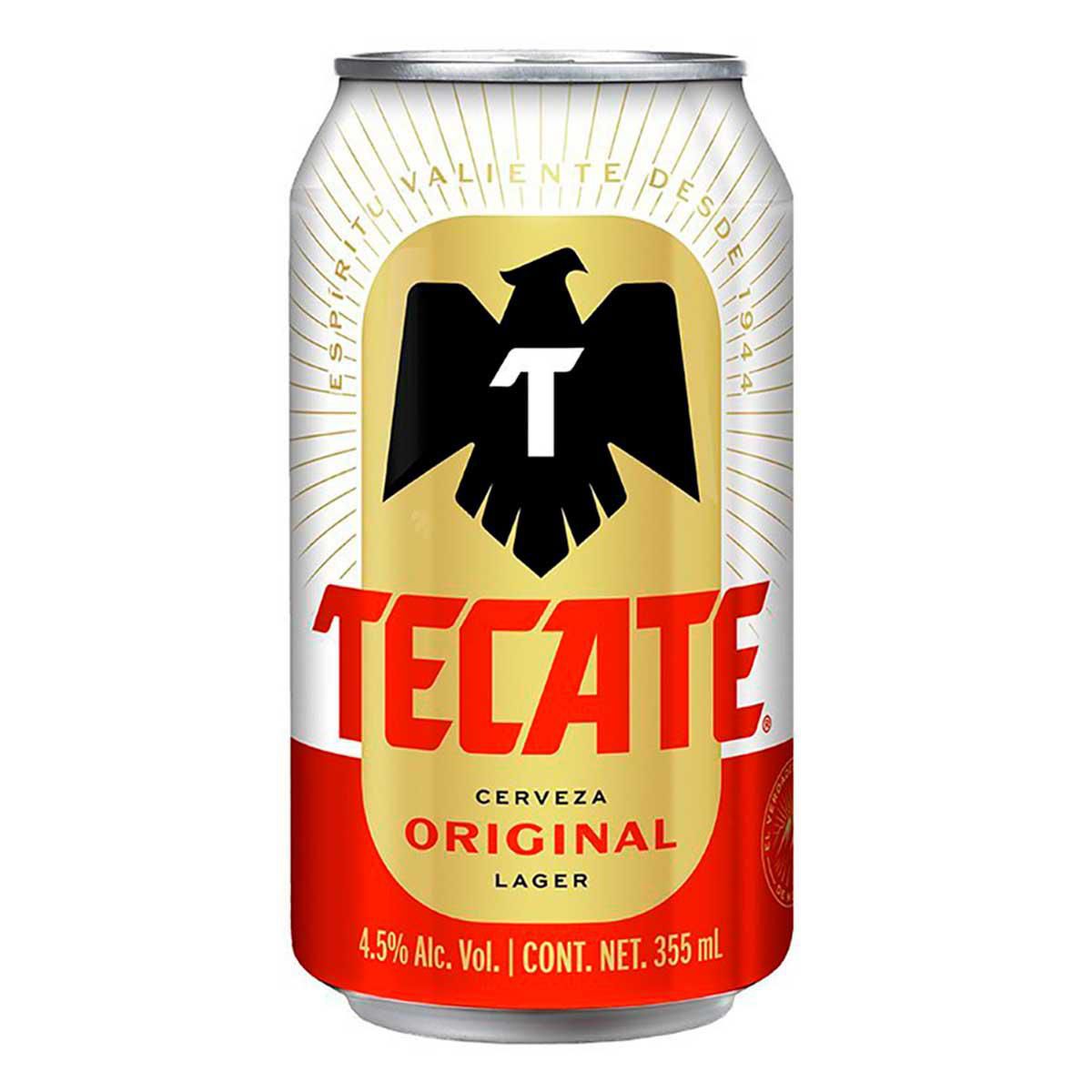 Cerveza Clara Tecate Original 6 Pack Lata 355 ml
