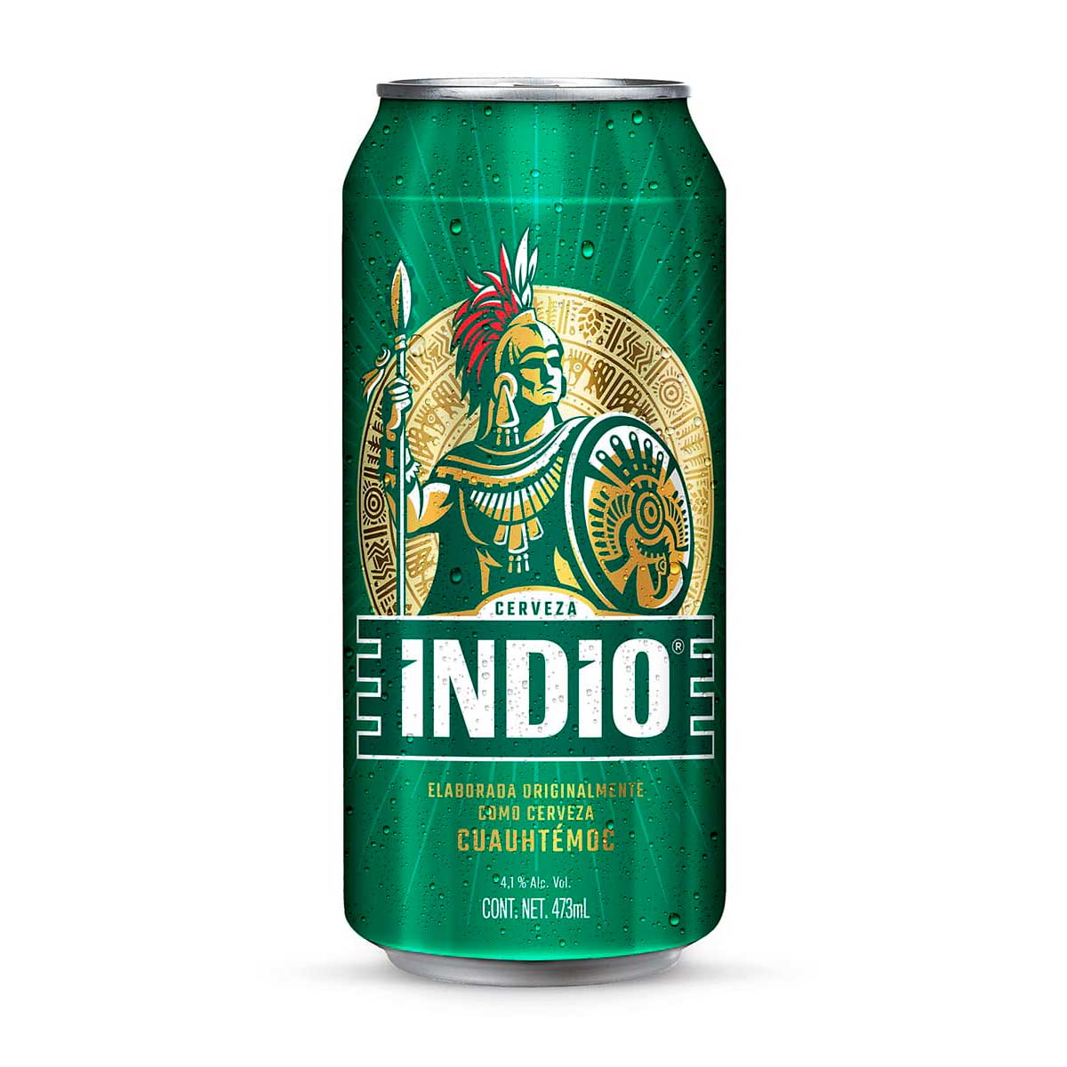 Cerveza Oscura Indio Lata 473 ml