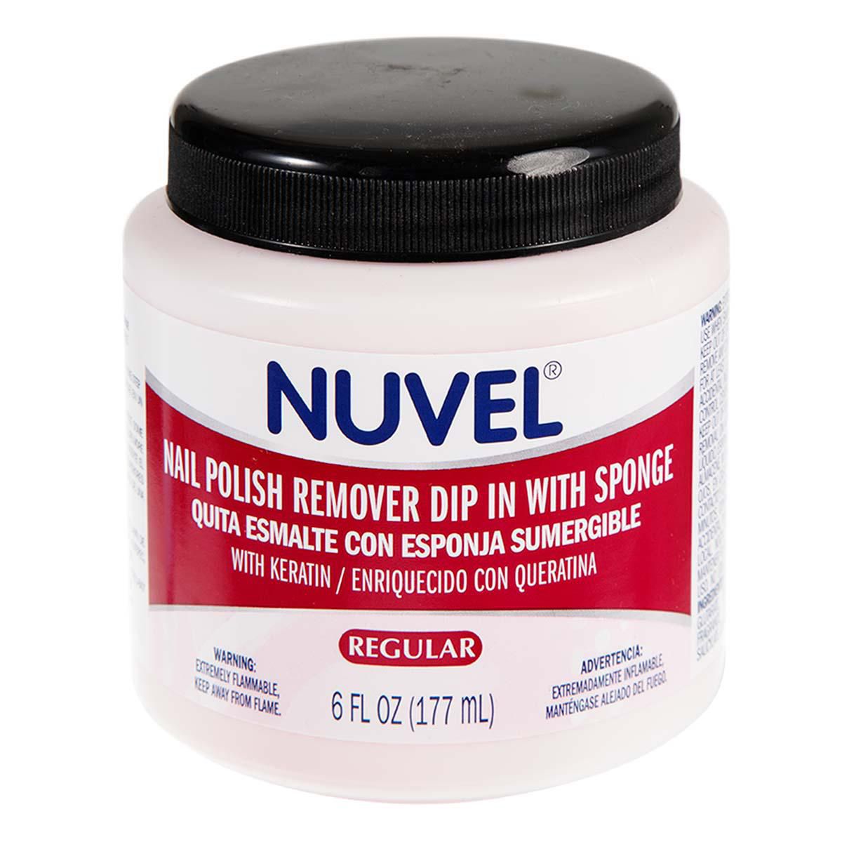 Quita Esmalte Nuvel Con Esponja Sumergible 177ml