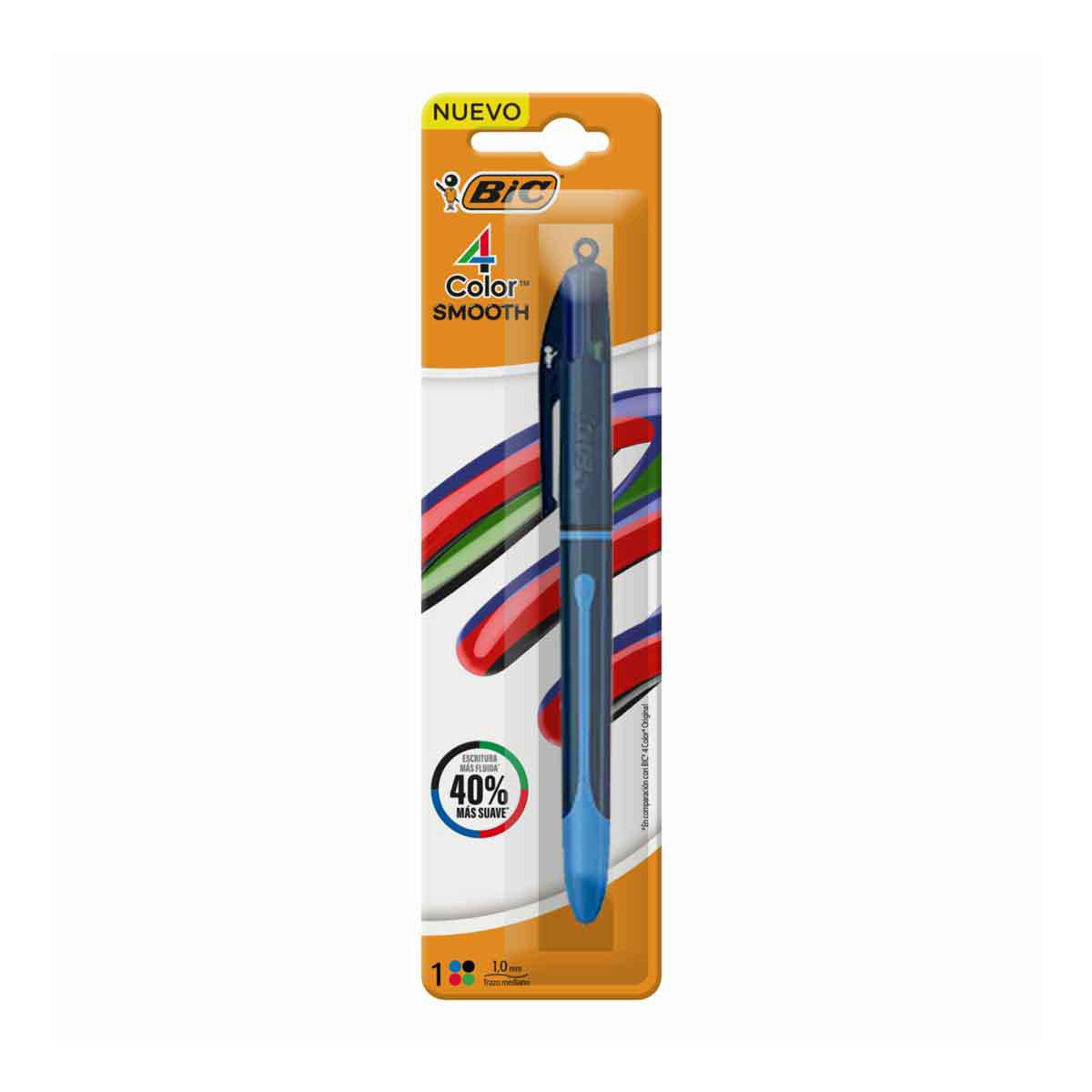 Bolígrafo Bic 1 Pieza 4 Color Smooth