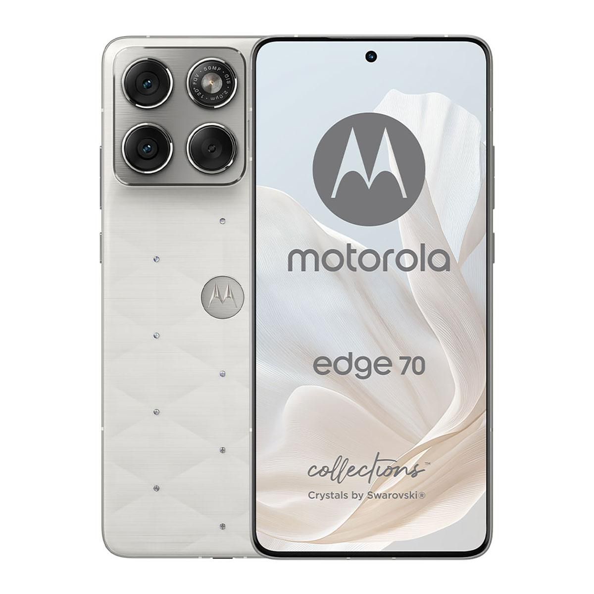 Celular Moto Edge 70 512gb Blanco Swarovsky Telcel