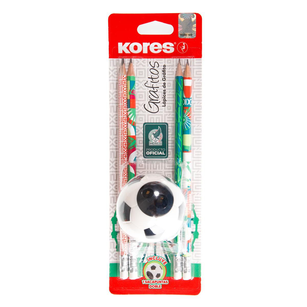 Blister 3 Lapices Grafito Y 1 Sacapuntas Debalon