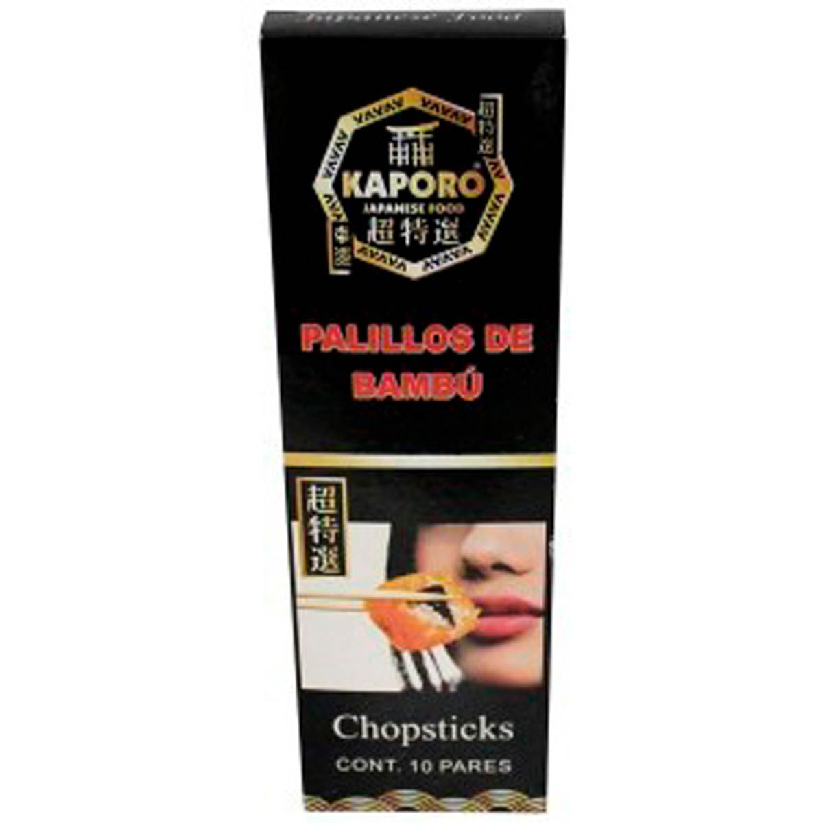 Palillos Para Sushi Kaporo 10 Palillos