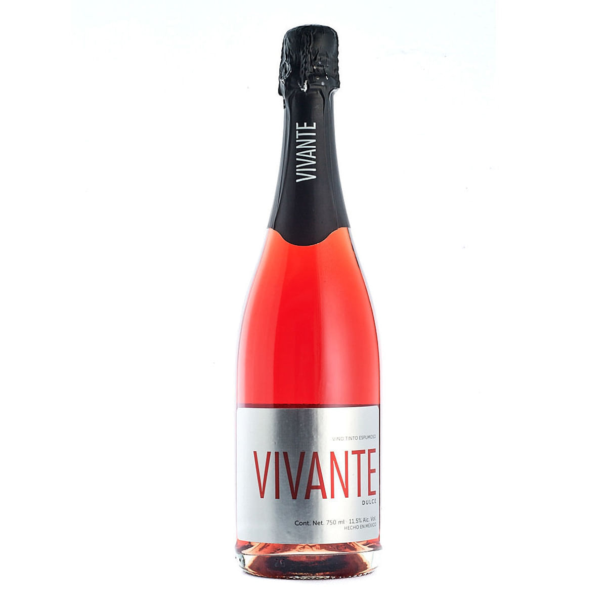 Vino Tinto Espumoso Mexicano Vivante Tinto Dulce 750ml