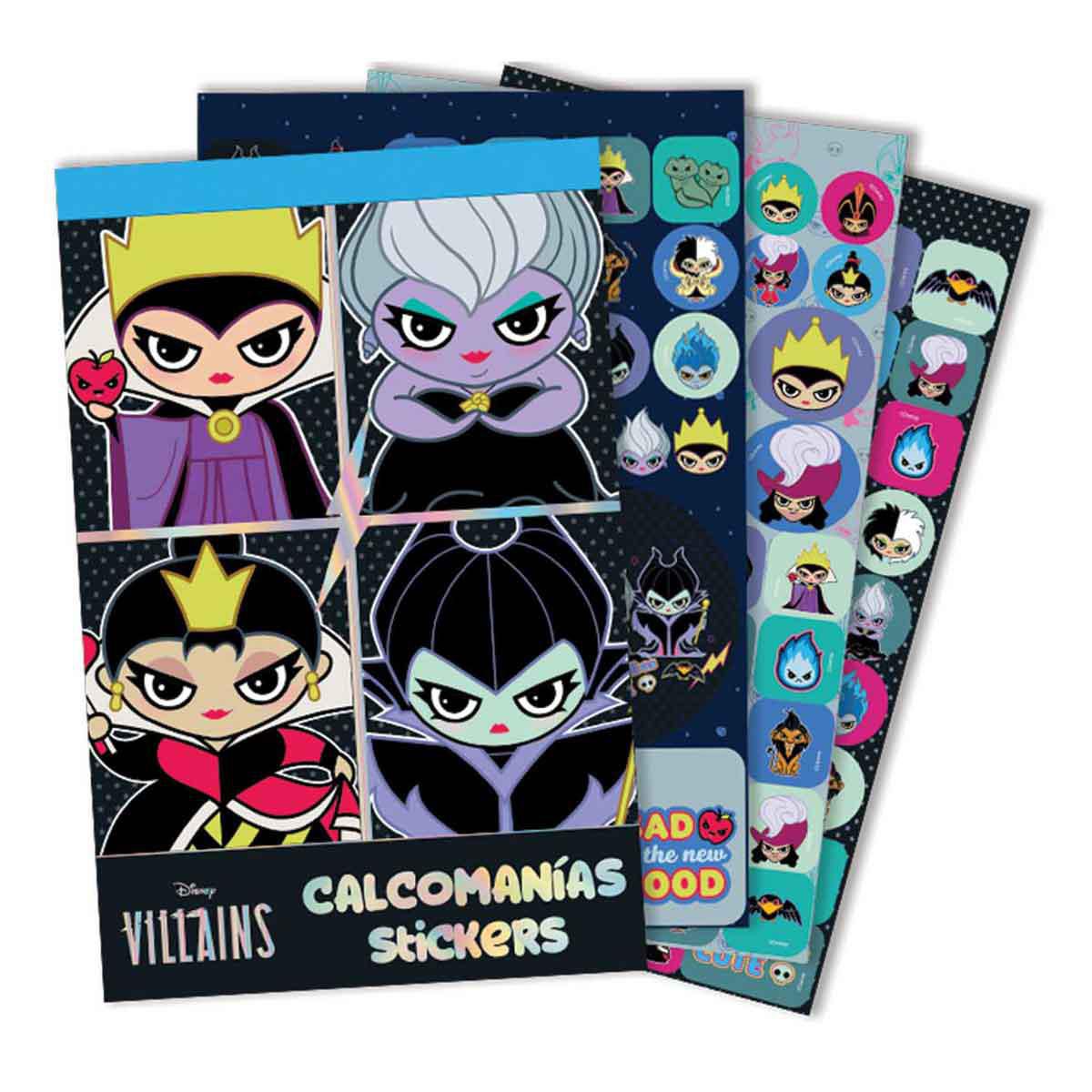 Block De Stickers Con Foil Villanas Granmark