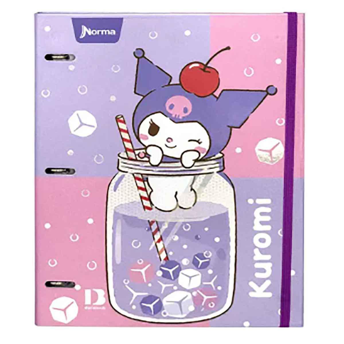 Carpeta Norma Kuromi Con 100 Hojas De Raya