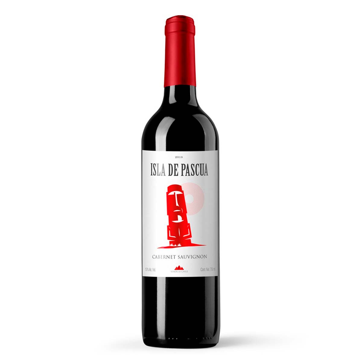 Vino Tinto Chileno Isla de Pascua Cabernet Sauvignon de 750ml