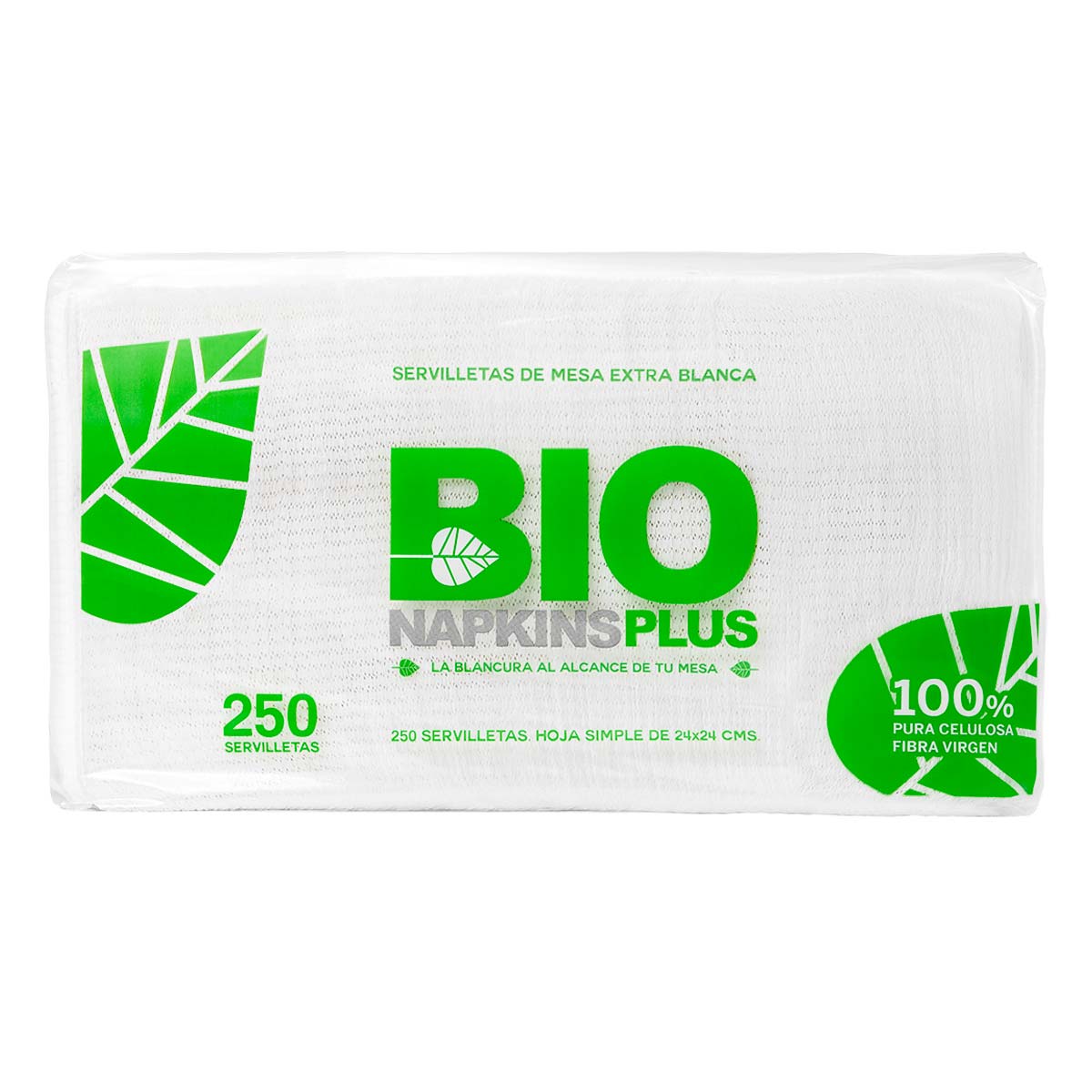 Servilletas Bio Napkins Plus Biodegradables 250 Servilletas