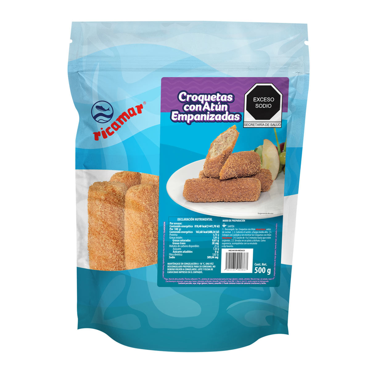 Croquetas Con Atún Empanizadas Ricamar 500g