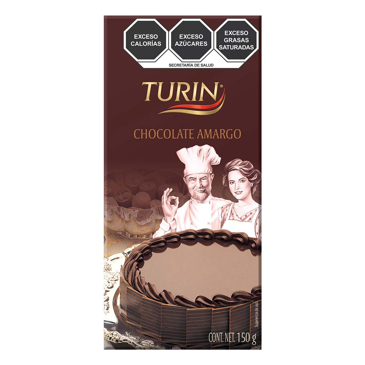 Barra Turin Chocolate Amargo 150g