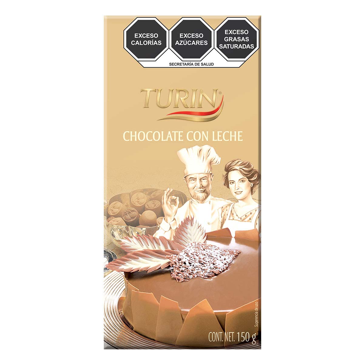 Barra Turin Chocolate Con Leche 150g