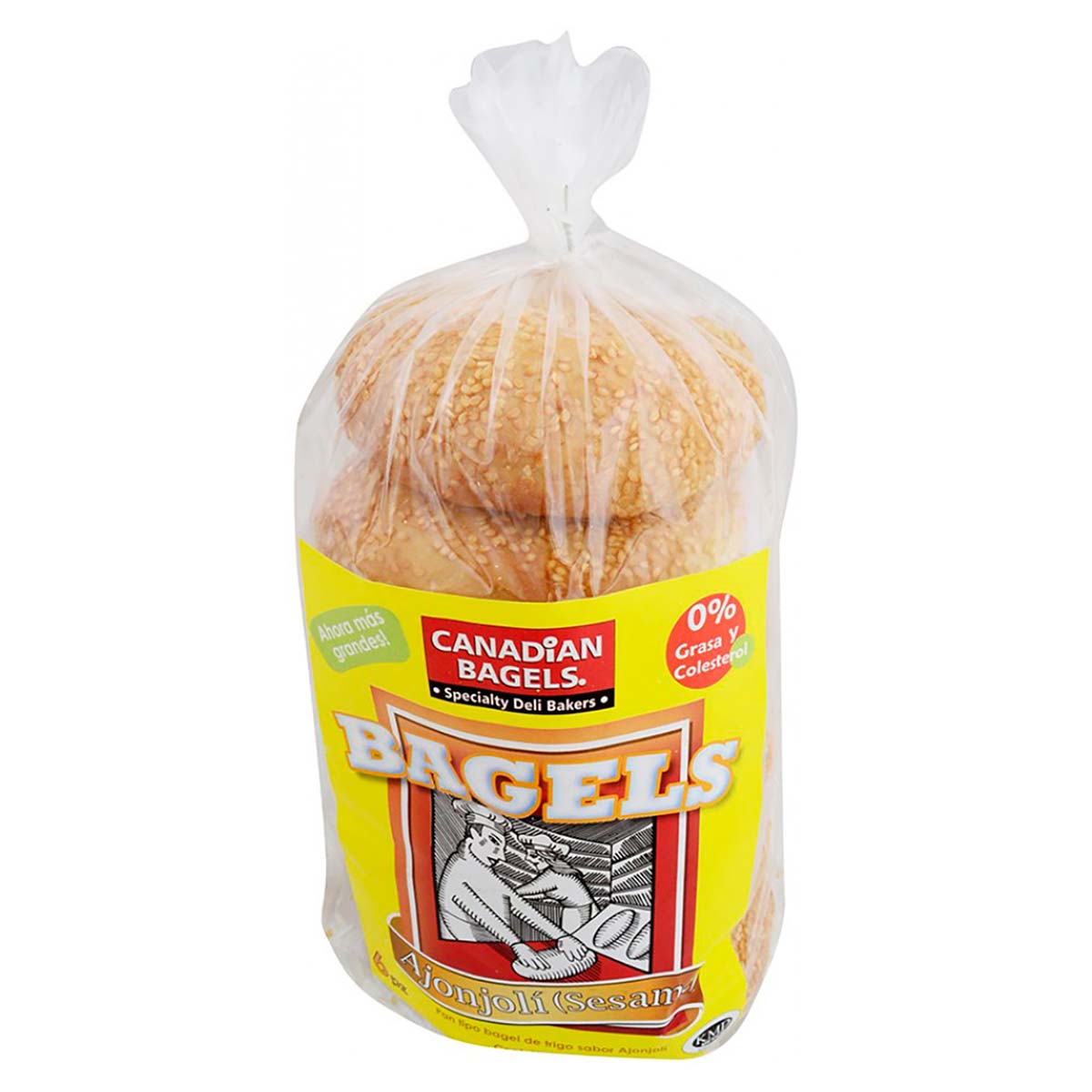 Bagel Canadian Bagels Ajonjolí 6 Piezas 800g