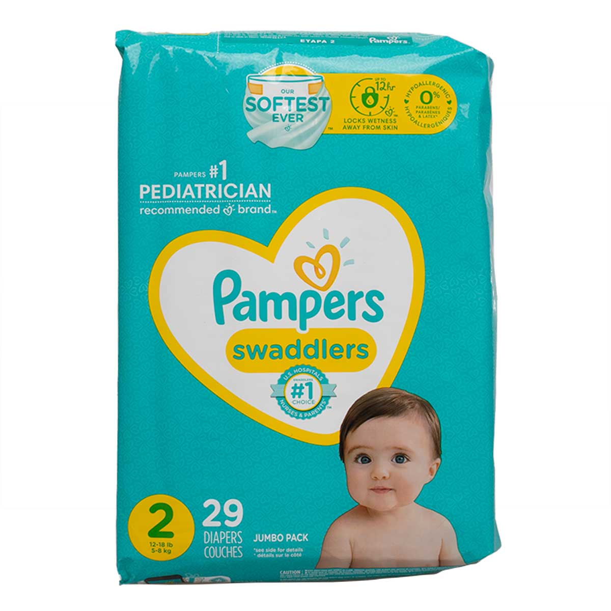 Pañal Pampers Unisex E2 29 Pieza