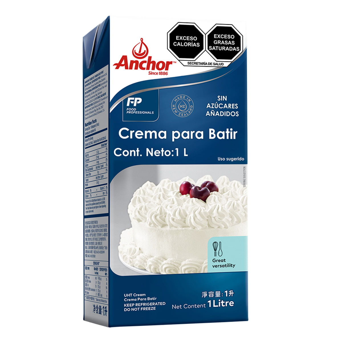 Crema Anchor Para Batir 1l