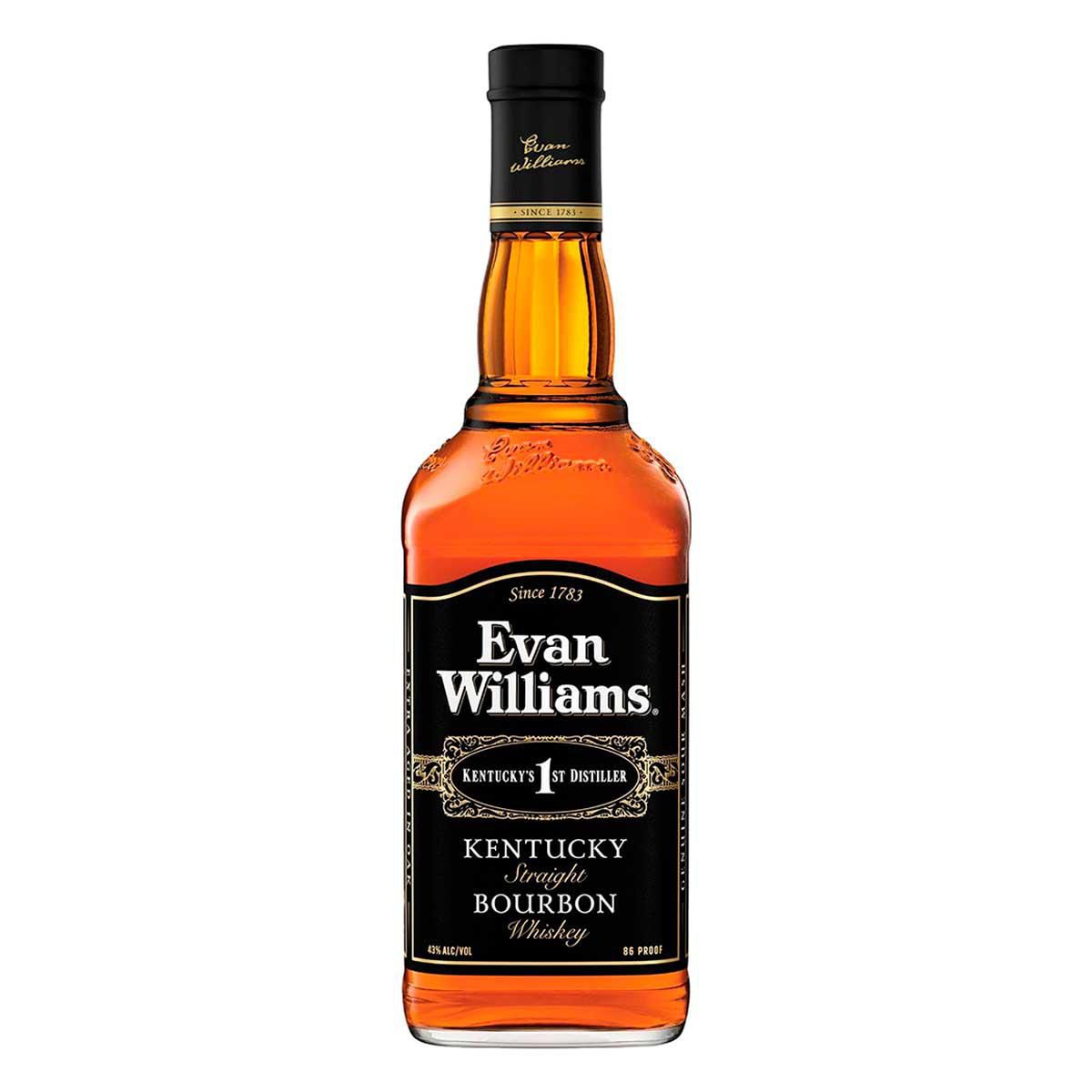 Whisky Bourbon Evans USA 750ml
