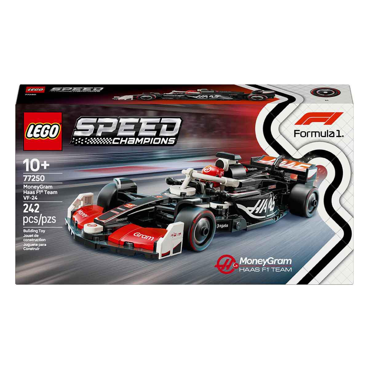 Armable Lego Auto De Carreras Moneygram Haas F1 Team Vf-24