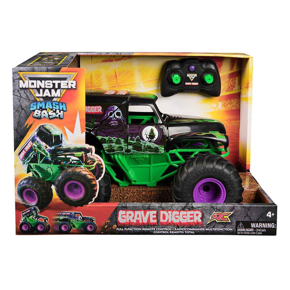 Mjc Smash And Bash 1:15th Grave Digger Spin Master
