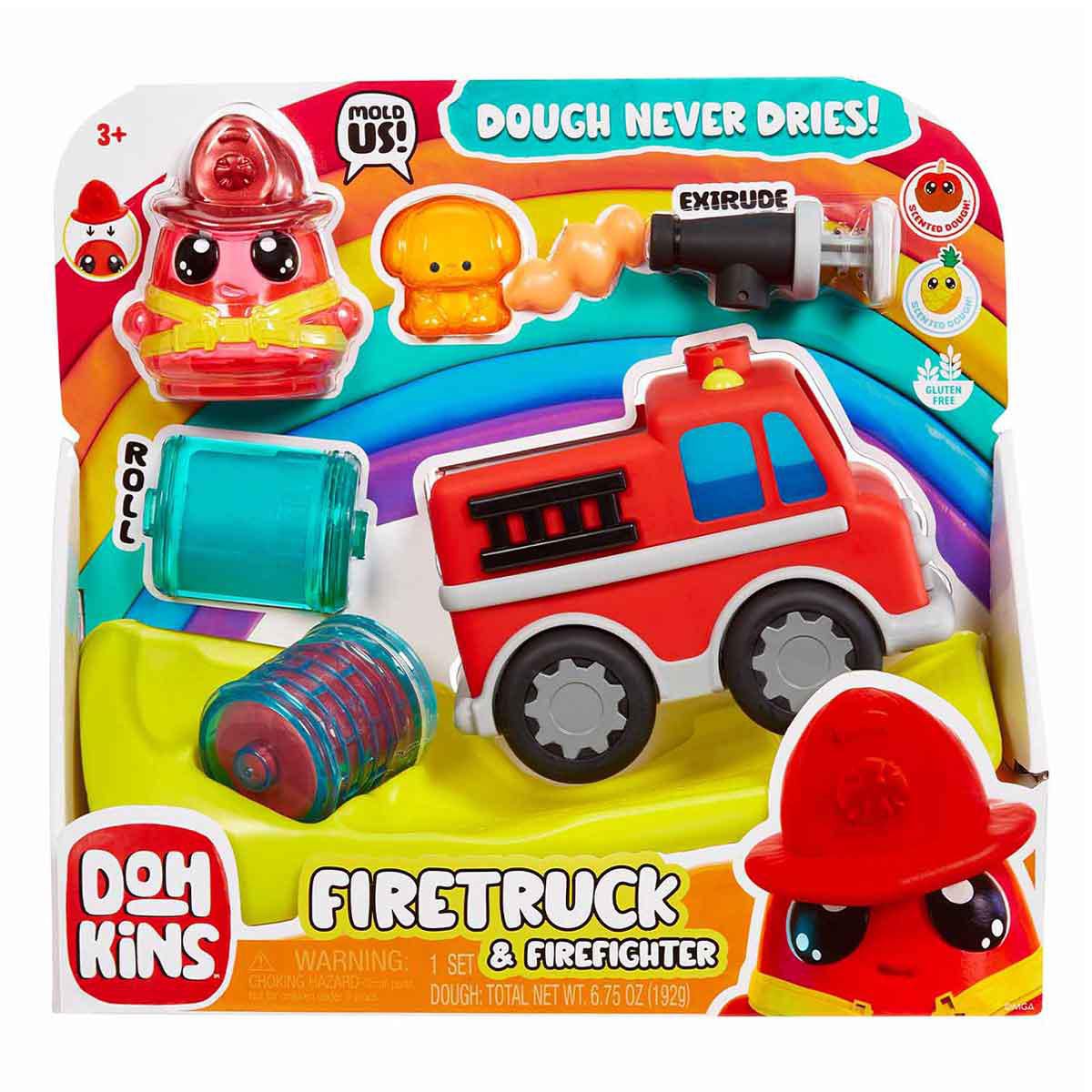 Camión -Kid-Doh-Fire Truck And Firefighter